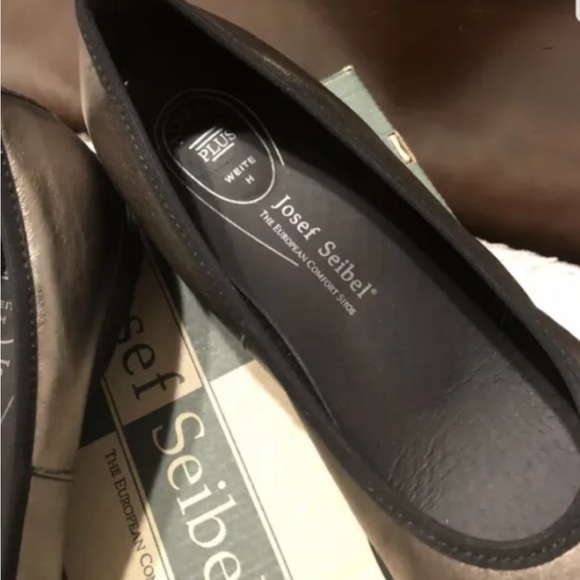 Josef Seibel beautiful bronze leather shoes, women’s size 9.5, made in Hungary - Picture 2 of 4